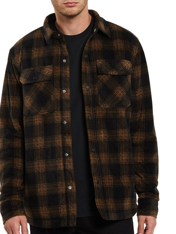 Áo khoác flannel caro nam