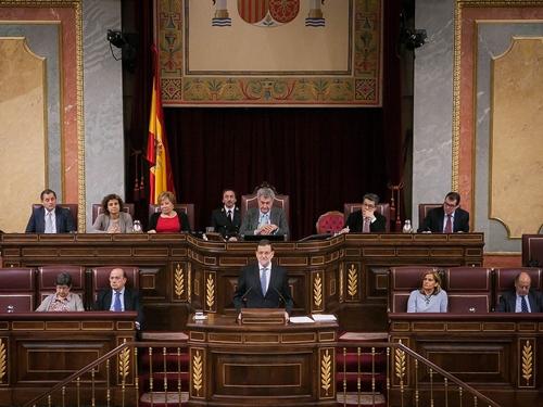 Aspecto del Salón de Sesiones durante un día de Pleno. Fuente: Congreso de los Diputados