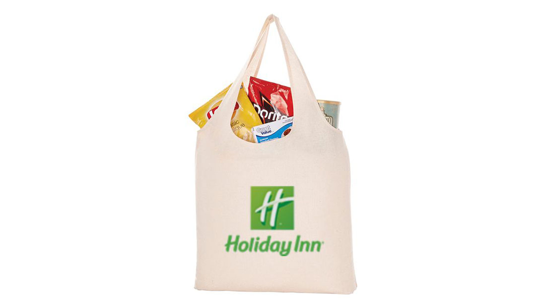 holiday inn express logo tote bag logo giveaway items