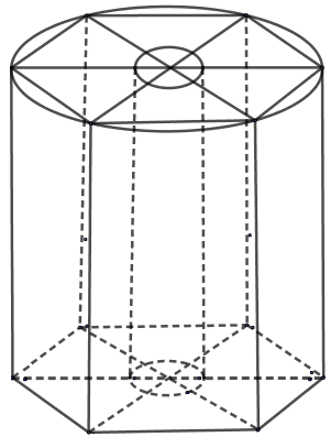 6: Một chiếc bút chì có dạng khối trụ lục giác đều có cạnh đáy (3left( {mm} right))và chiều cao bằng 200 ((mm)). Thân bút chì được làm bằng gỗ và phần lõi được làm bằng than chì. Phần lõi có dạng khối trụ có chiều cao bằng chiều dài của bút và đáy là hình tròn có bán kính (1(;mm)). Giả định (1;{m^3})gỗ có giá (a) triệu đồng, (1;{{rm{m}}^3}) than chì có giá (6a) triệu đồng. Khi đó giá nguyên vật liệu làm một chiếc bút chì như trên gần nhất với kết quà nào dưới đây, giả sử phần lõi gỗ của bút chì bỏ đi không đáng kể?</p> 1