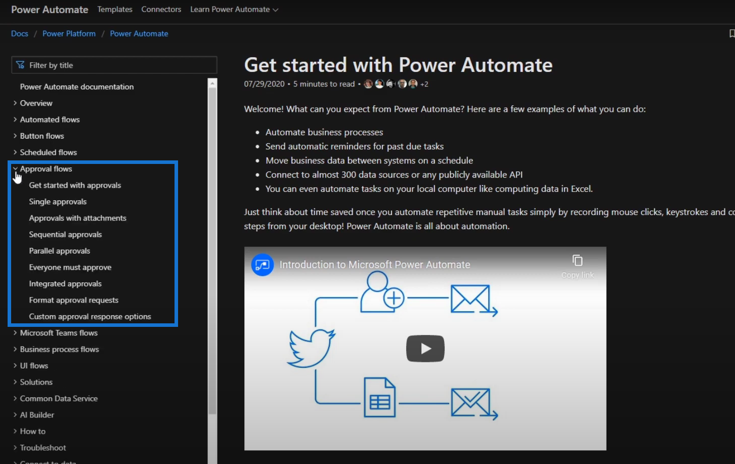 Power Automate Documentation