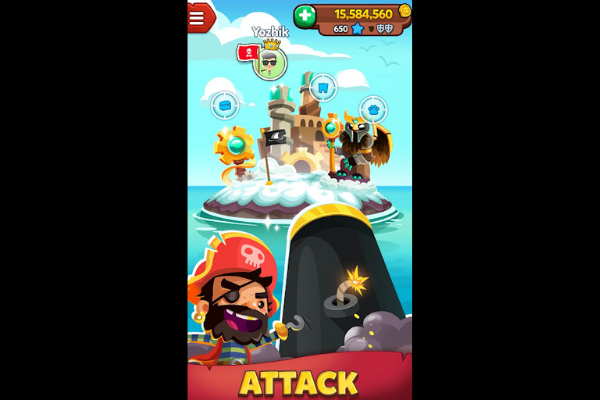 เกมบนมือถือ ทำลายมิตรภาพเพื่อน Pirate King - https://gaming-guy.com/
