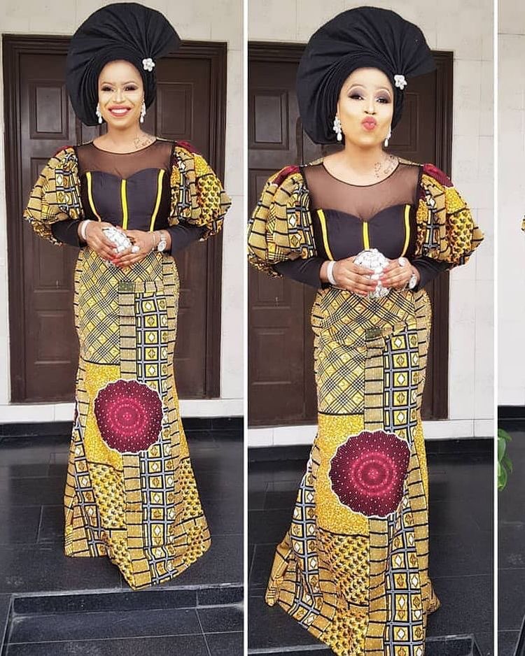 ankara long gowns for ladies