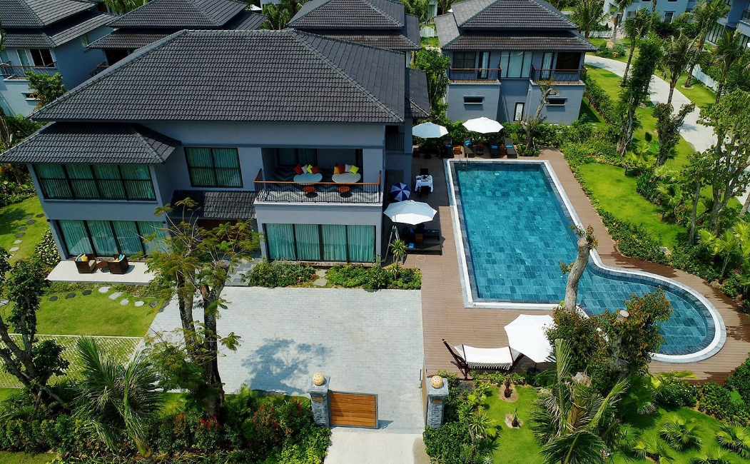 An image showing an example of ariel view in real estate videography