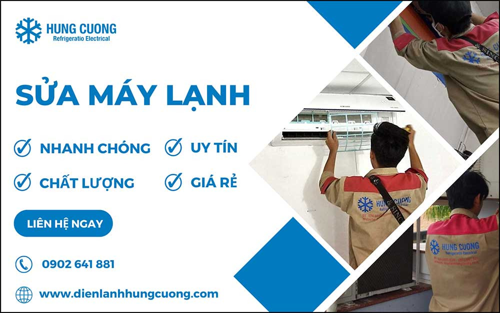  sửa máy lạnh thủ dầu một uy tín 