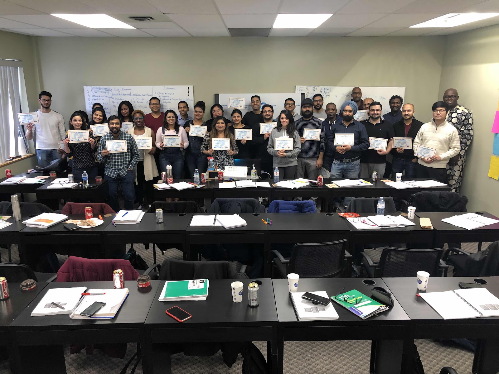 Some pictures from Nov 2019 PMP course