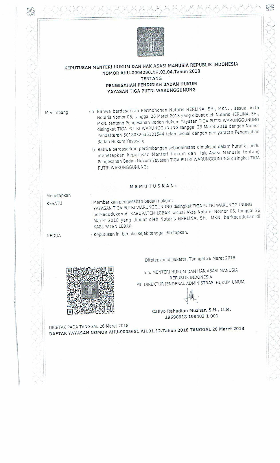 Contoh Surat Perjanjian Bisnes Kambing