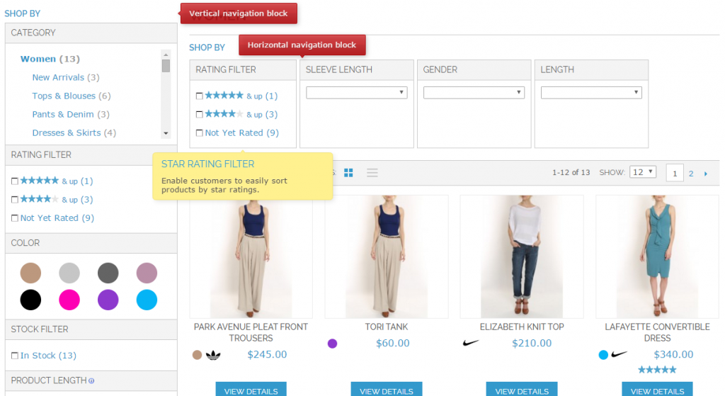 Improved Layered Navigation for Magento 1