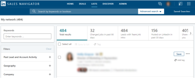 LinkedIn Sales Navigator Review of Features