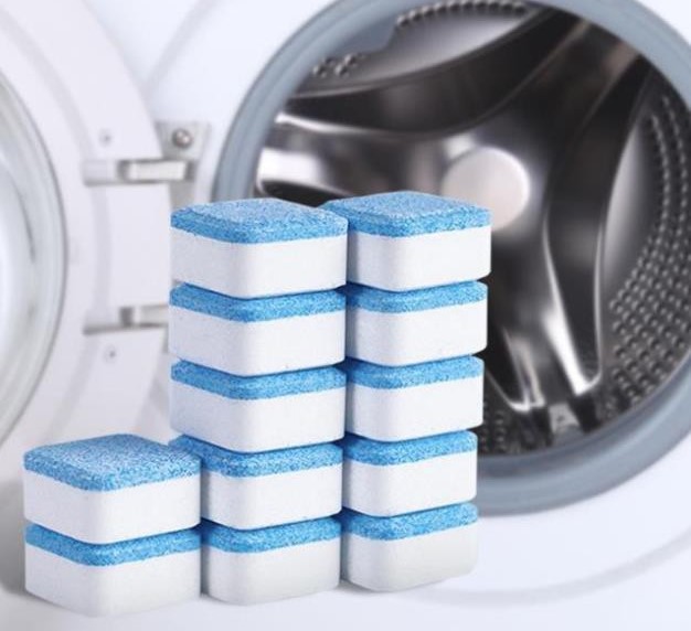 Cách bảo dưỡng máy giặt bằng viên tẩy