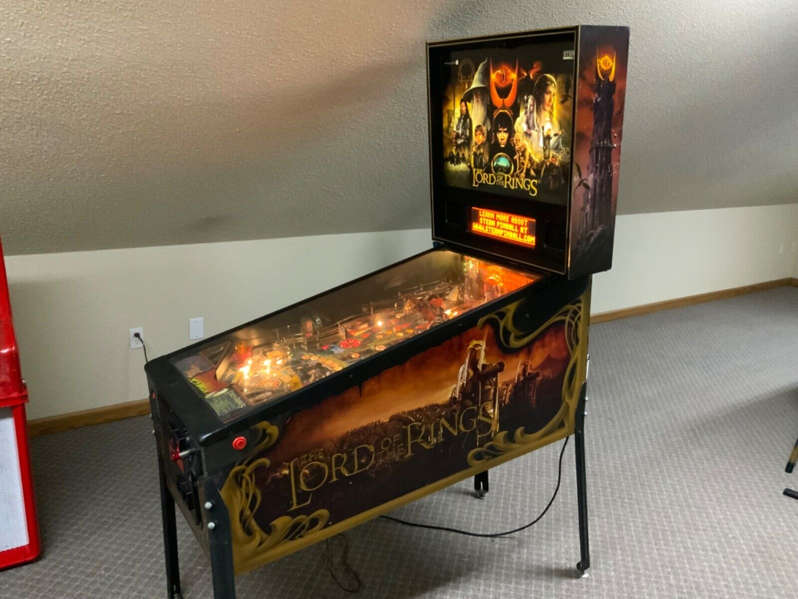 most valuable Lord of the Rings: Pinball machine