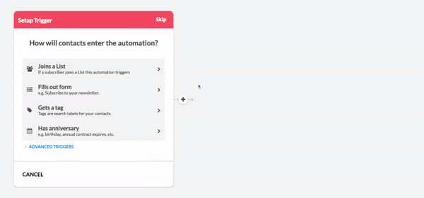 automated email workflow template