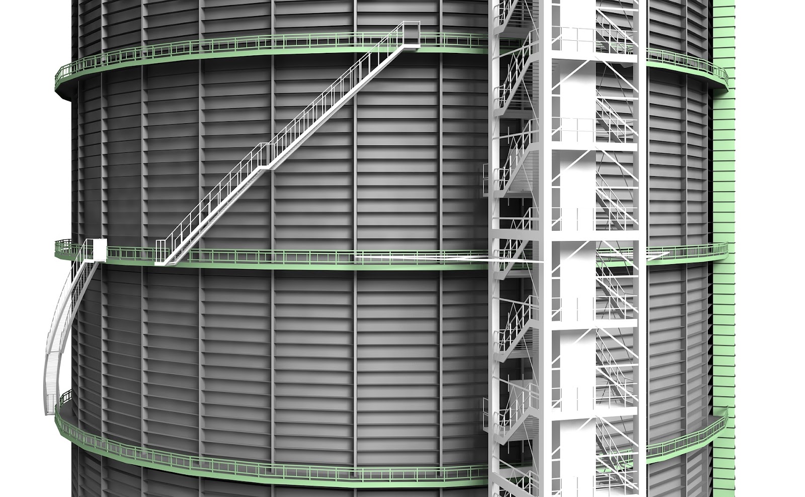 Illustration of a silo