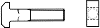 DIN 186 Болт к пазам станочным обработанным, с Т-образной головкой и квадратным подголовником, неполная резьба