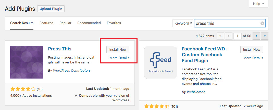 Pressione este plug-in de favoritos do WordPress