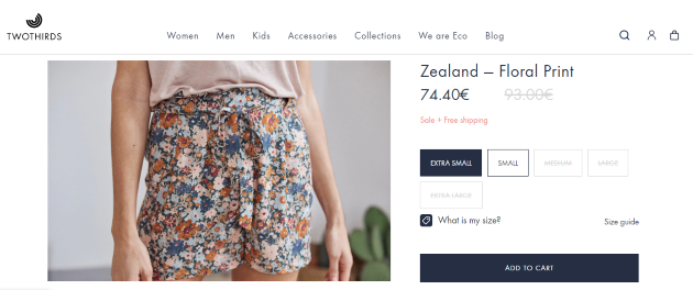 Floral print shorts