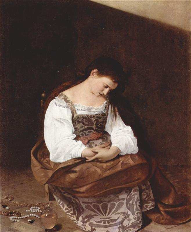 Penitent Magdalene, Caravaggio, circa 1597