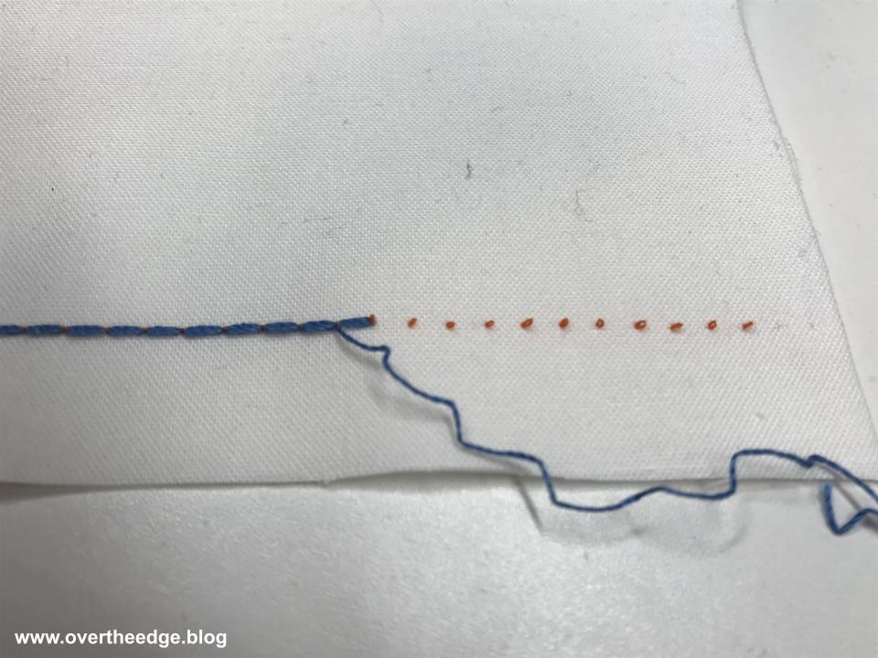 tips for serging with a chain stitch