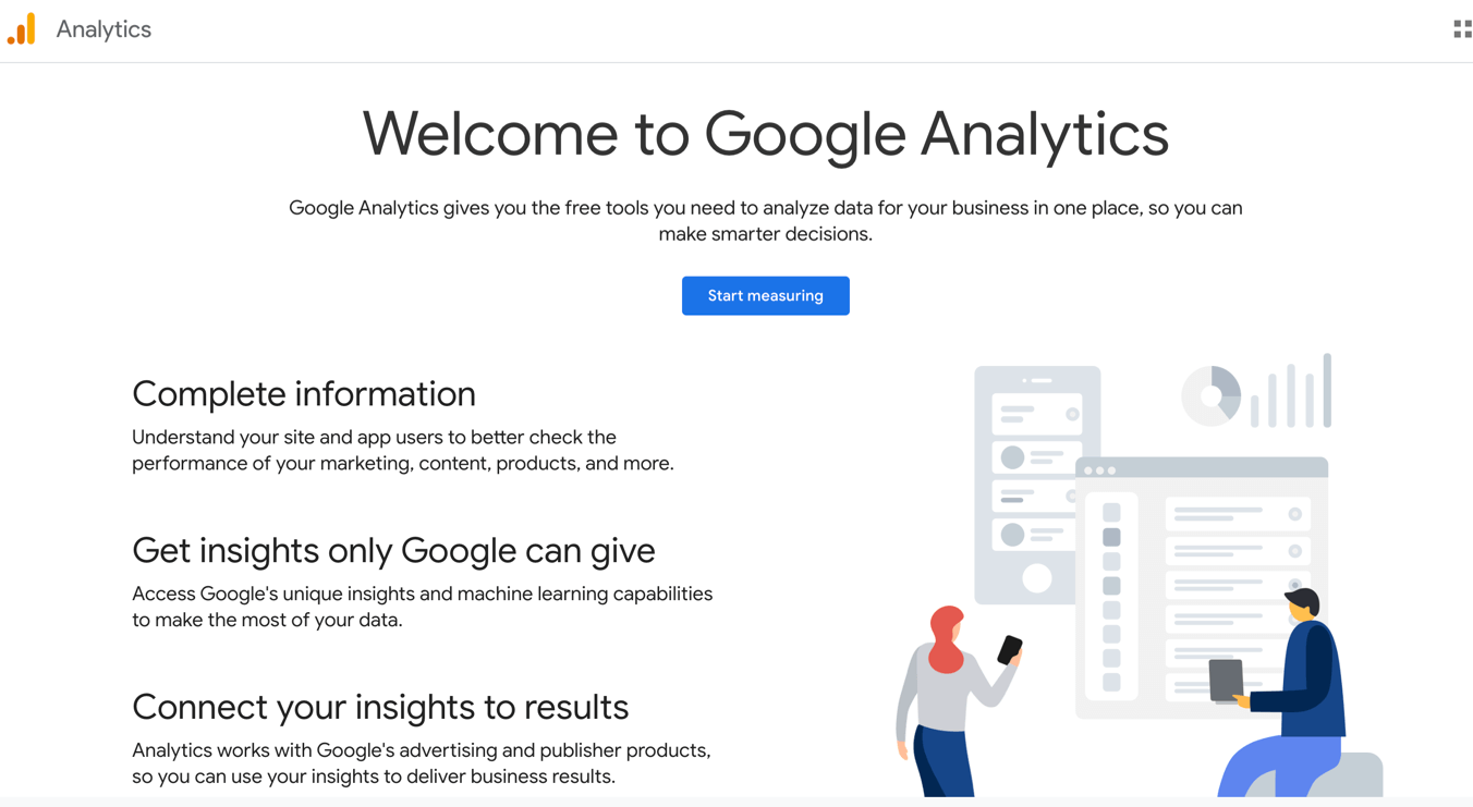 Website Engagement tools: Google Analytics