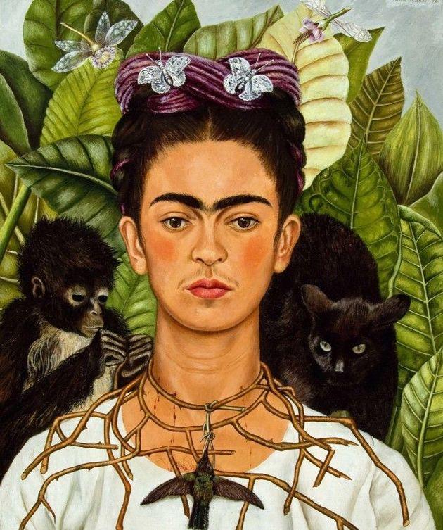1940 Autorretrato con collar de espinas 1940 Óleo sobre lienzo 47 cm x 61 cm Museum of Fine Arts de Boston, Boston