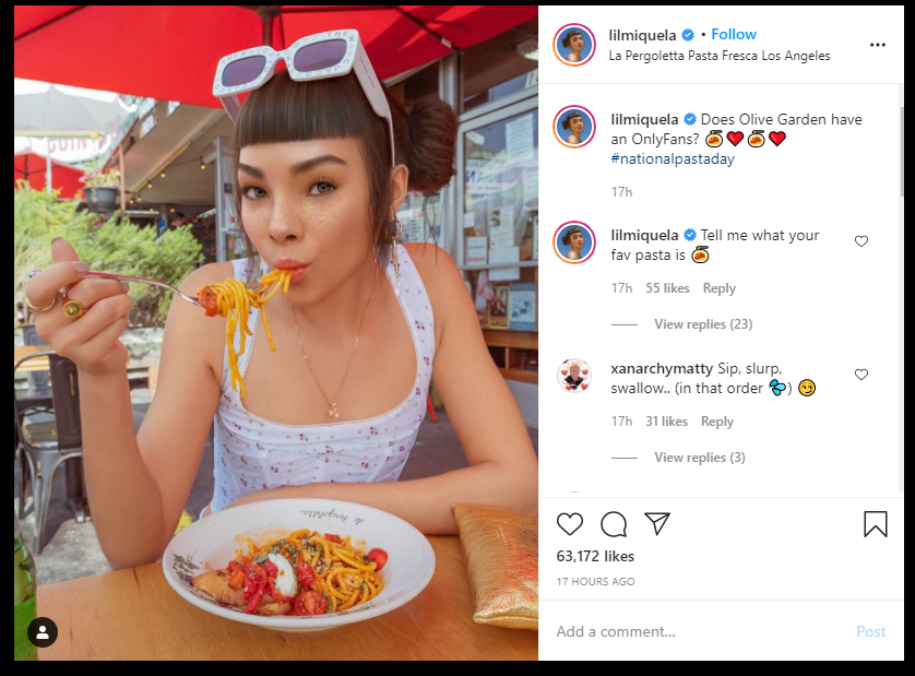 Instagram virtual influencers: Lil Miquela