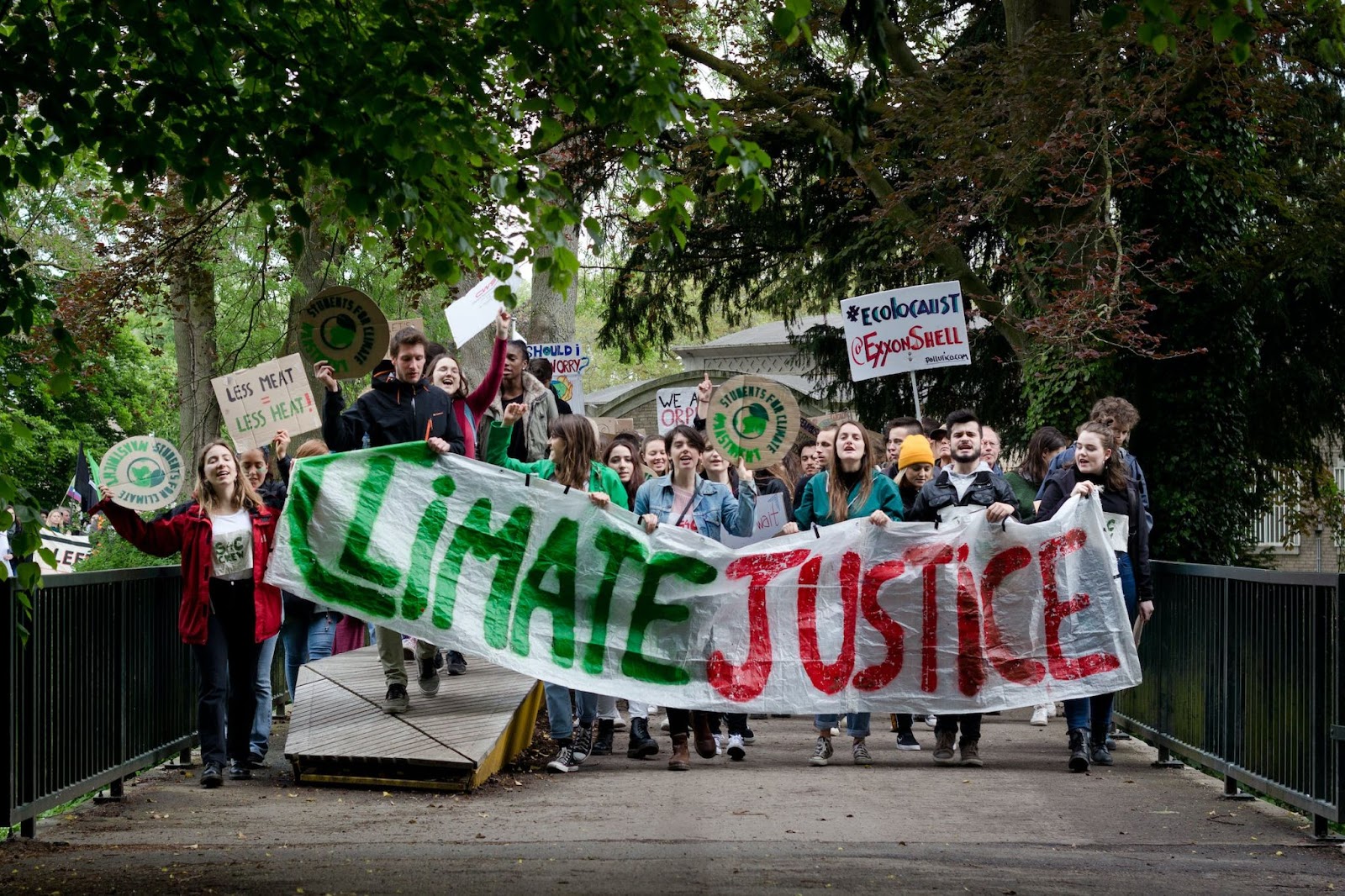 climate justice rally