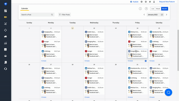 Create a content calendar for better implementation