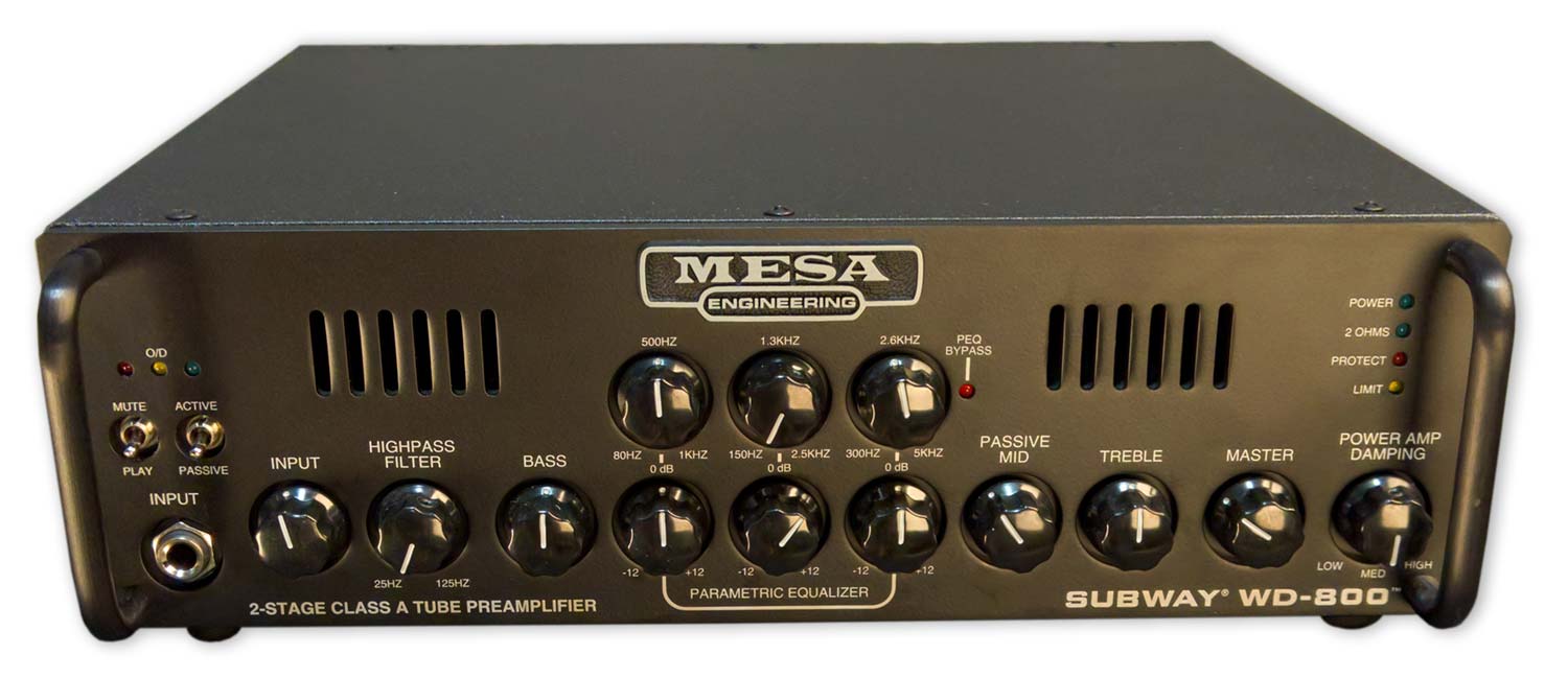 รีวิวชุดแอมป์ MESA/Boogie Subway WD-800 Bass Head and Subway Ultra-Lite 2×15 Vertical Bass Cab  2