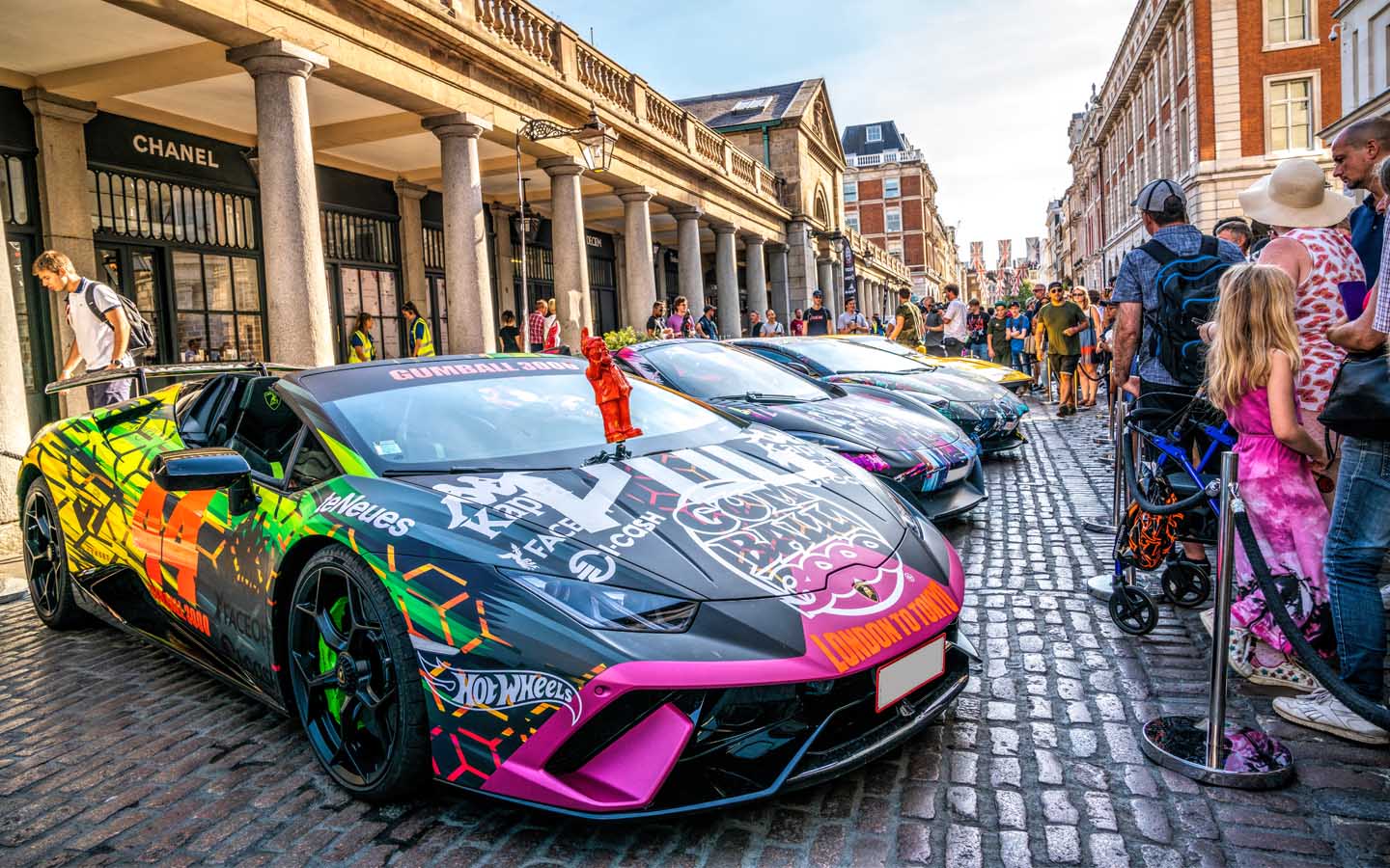 supercars lined up