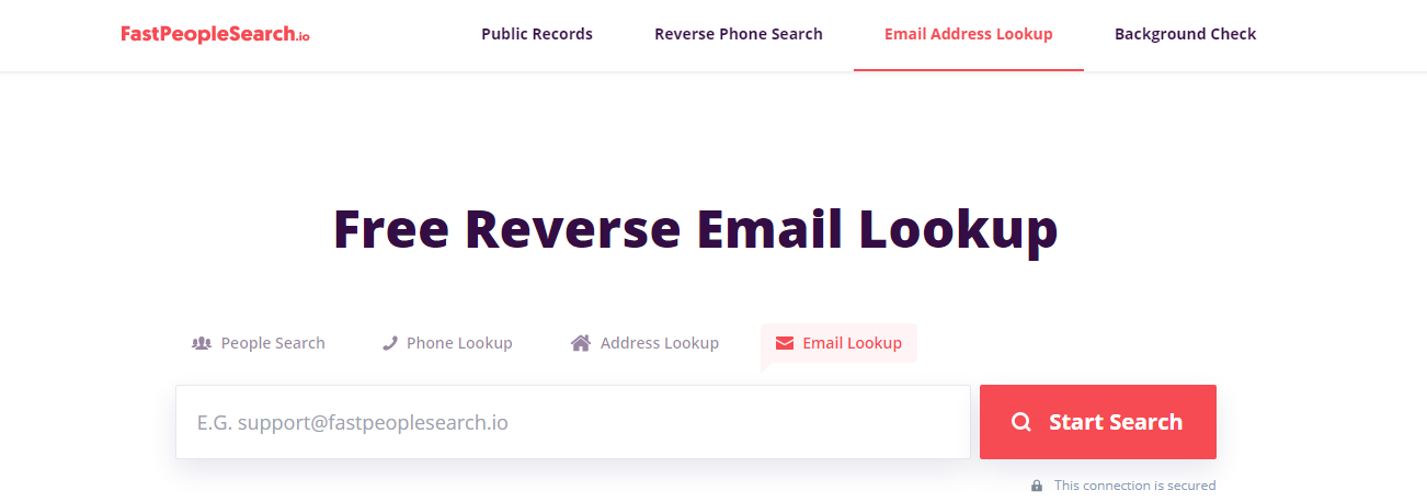 Reverse email lookup