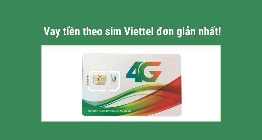 Vay bằng sim Viettel 