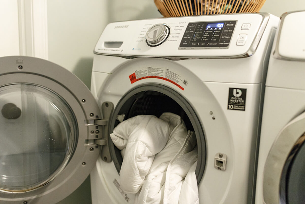Giặt chăn bằng máy
