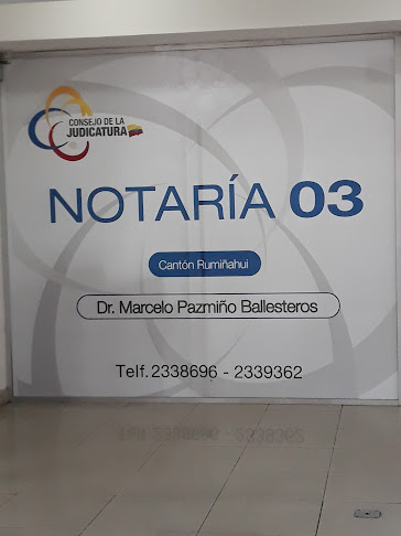 Notaría Tercera del Cantón Rumiñahui - Notaria