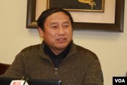 国民主党全国委员会主席王军涛(方冰拍摄)