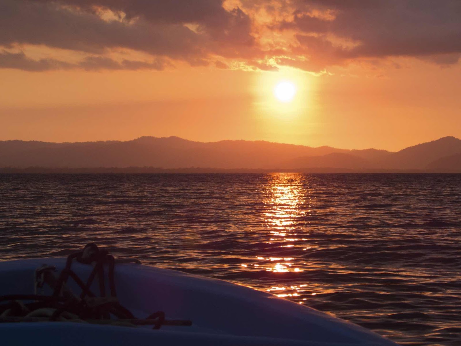 Sunset Golfo Dulce, Costa Rica 