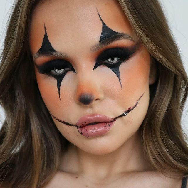 Pumpkin Clown Makeup
