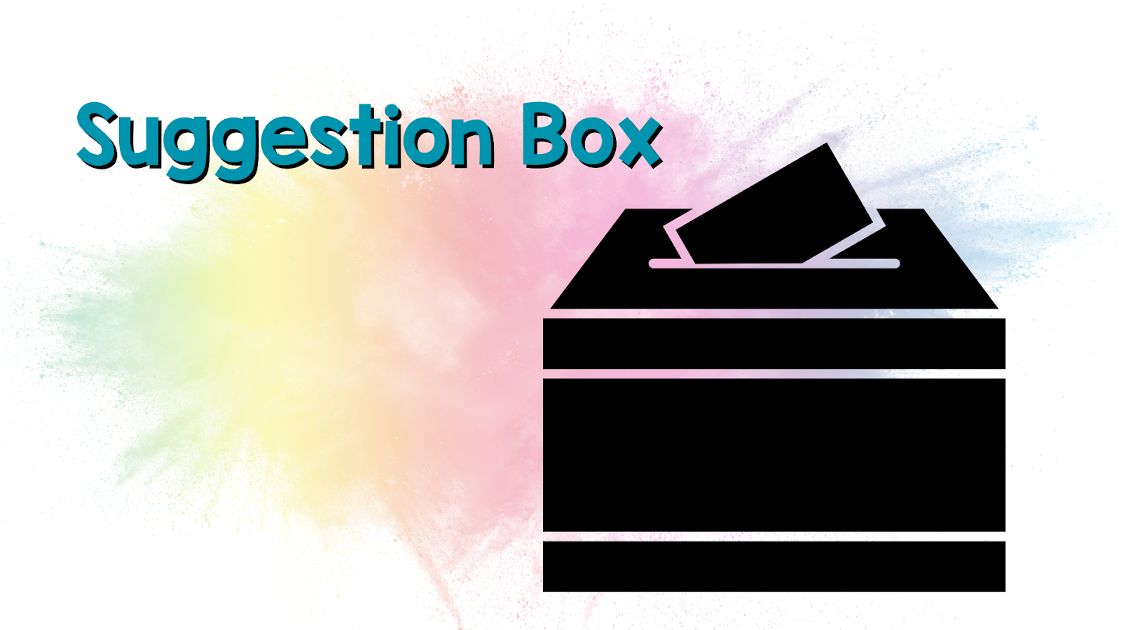 suggestion box for back-to-school