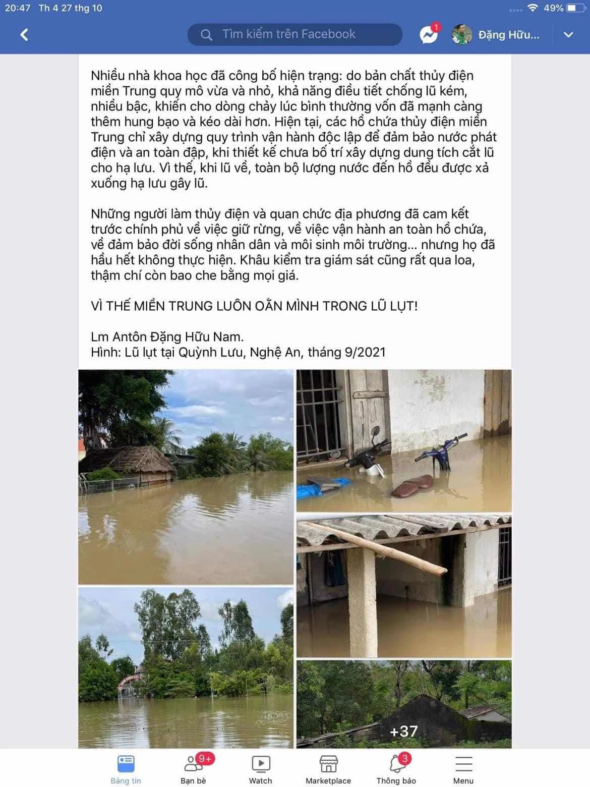 VÌ SAO MIỀN TRUNG LUÔN OẰN MÌNH TRONG LŨ LỤT!