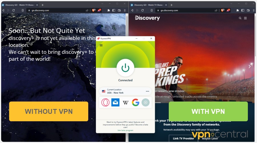 express vpn connected site unblocked