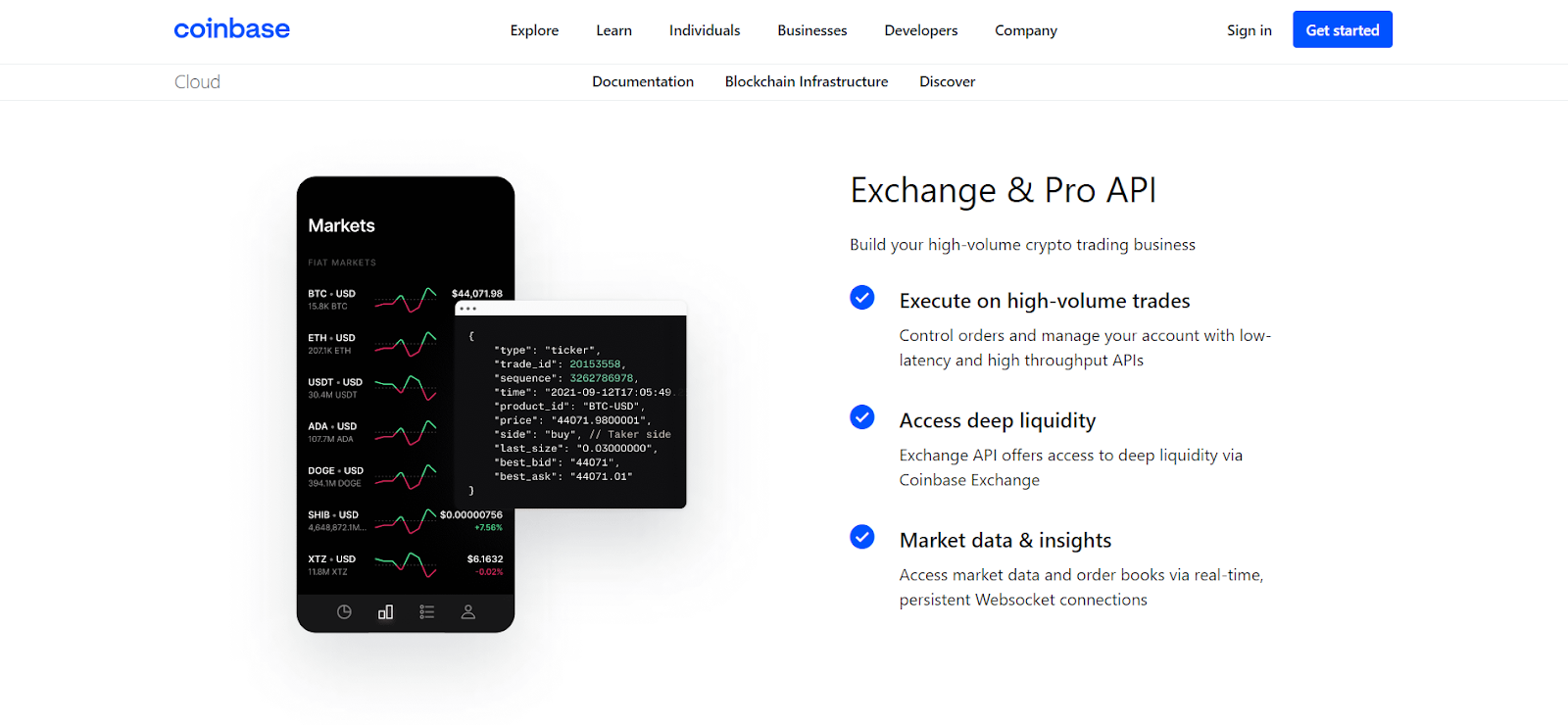 coinbase best crypto API for trading apps