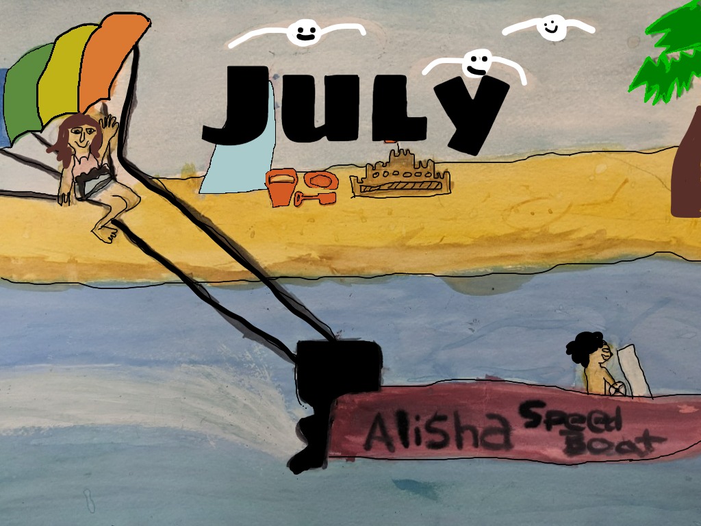 art work for month of july