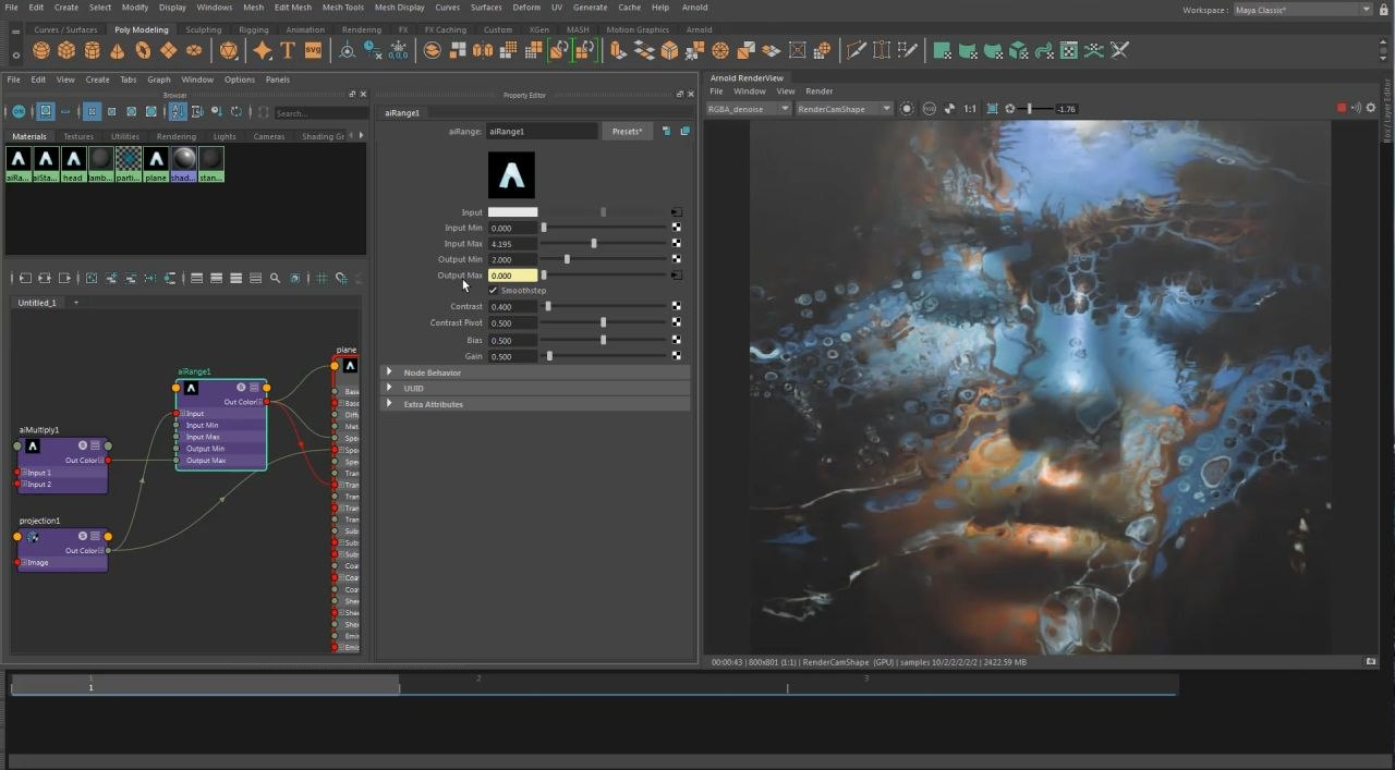Autodesk Maya - software for 3D modeling used by Disney and Pixar