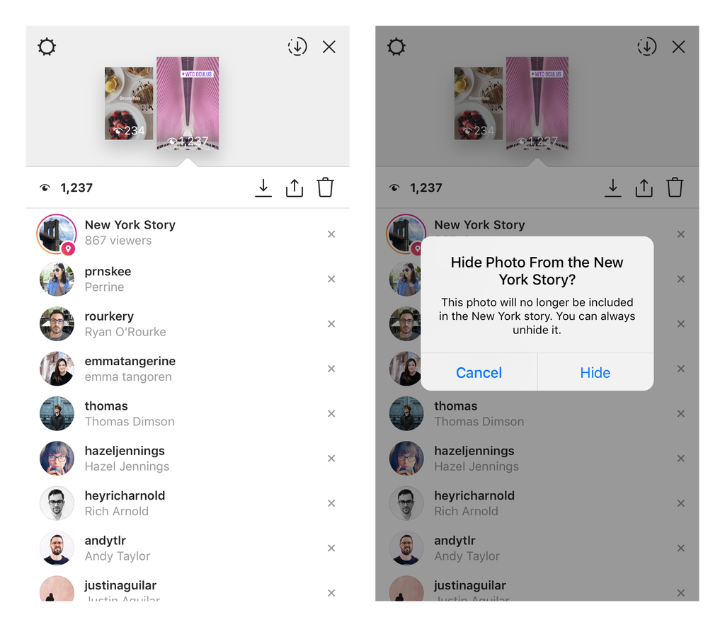 Instagram Stories para Hashtags