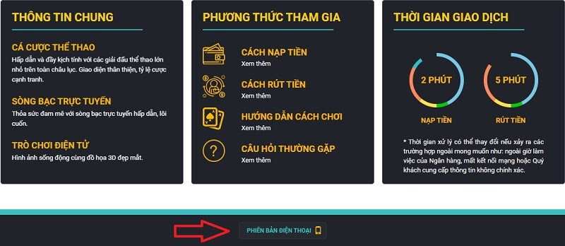 Nhà cái có hỗ trợ app điện thoại không?