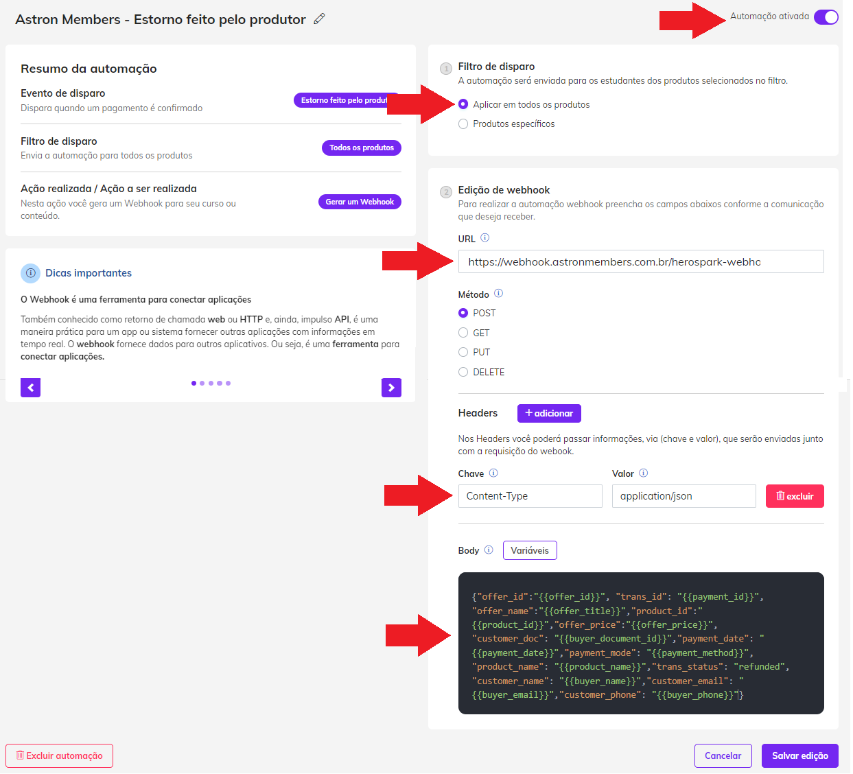 Como ativar a integração do portal OLX