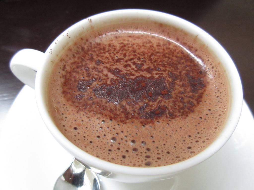 Hot chocolate at Jean Paul Hevin Taipei Taiwan Hot chocolate at Jean Paul Hevin Taipei Taiwan