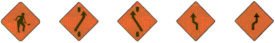 Warning Signs for Road Works