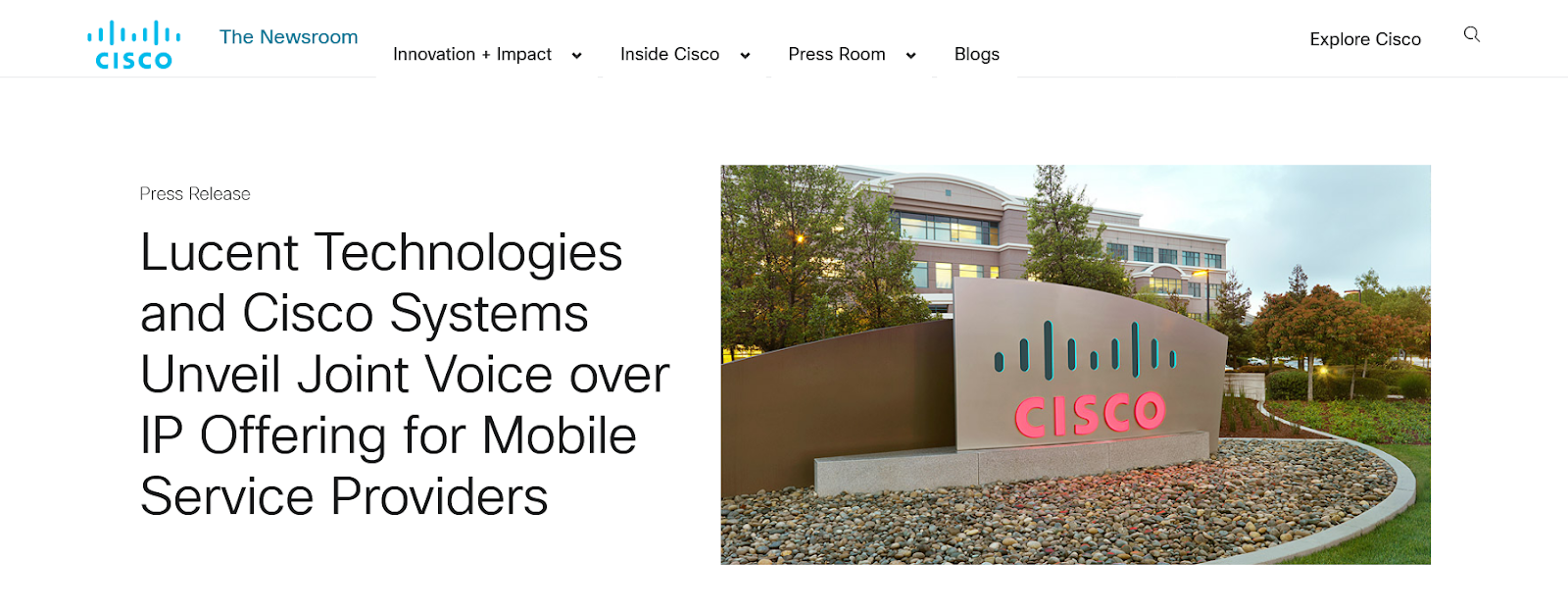Lucent technologies and Cisco