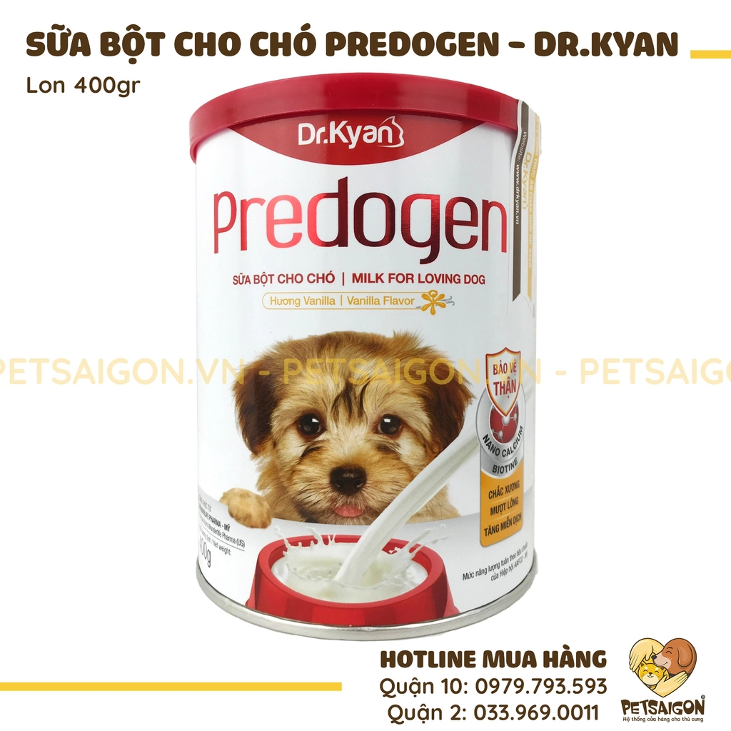 Sữa bột cho chó Predogen - Dr.Kyan - Petsaigon