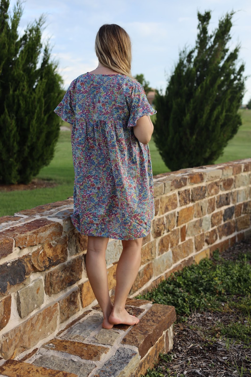 Sewing the FibreMood Rosalie Dress in a Liberty Cotton Lawn with ...